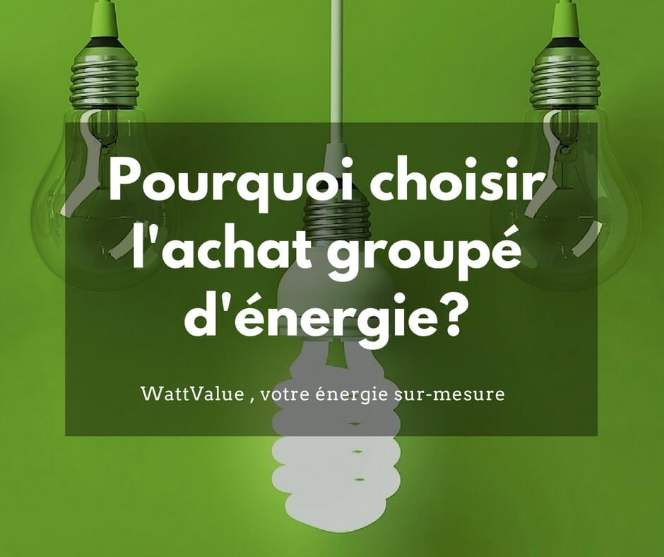 pourquoi achat groupé