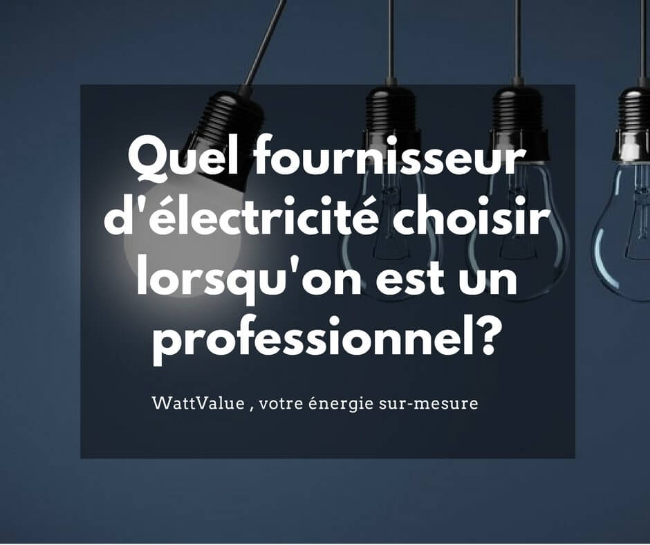 fournisseur d'électricité