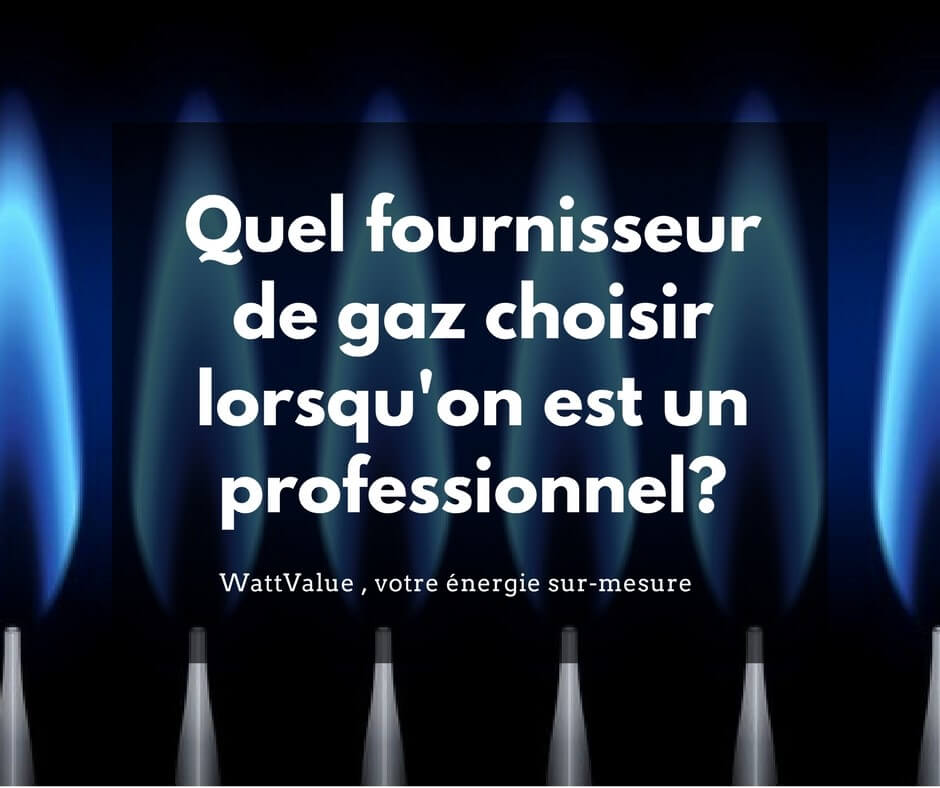 fournisseur de gaz