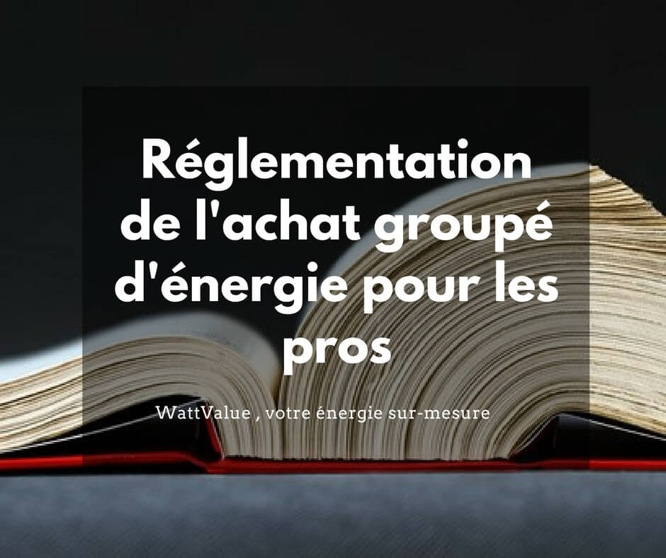 Réglementation autour de l'achat groupé