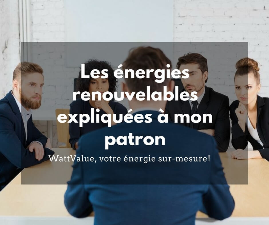 énergies renouvelables