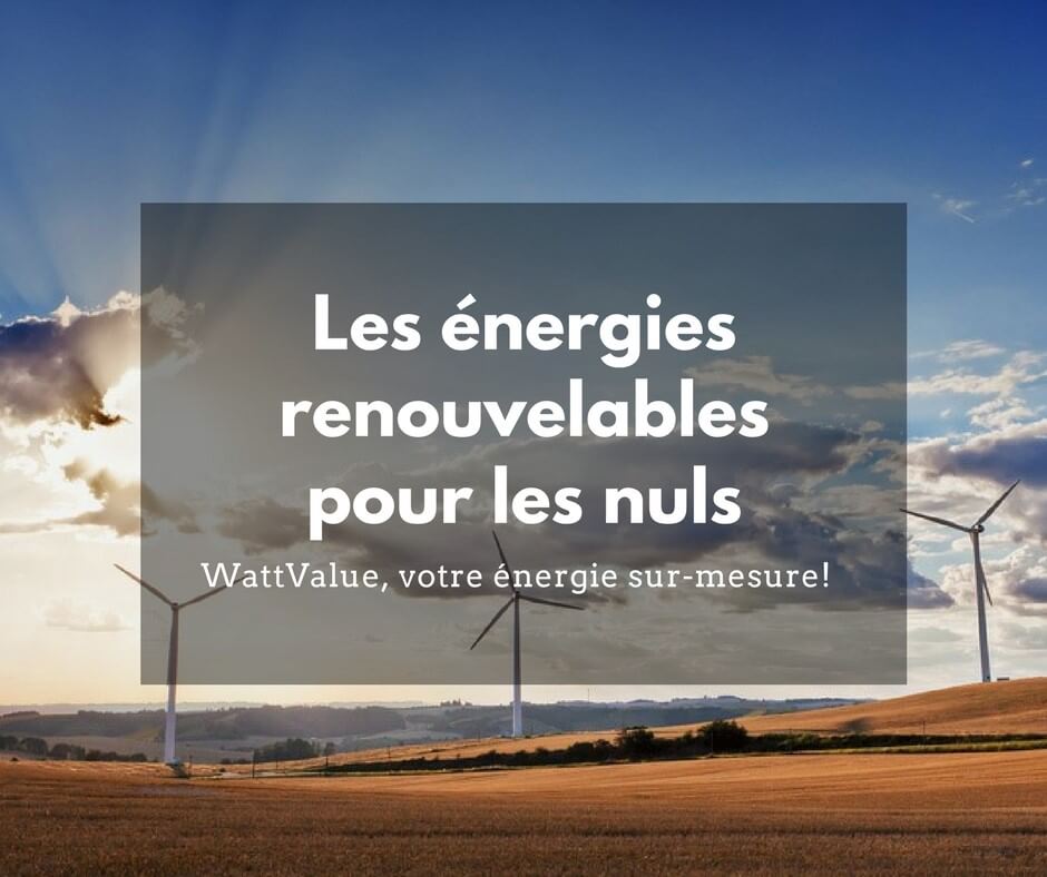 énergies renouvelables