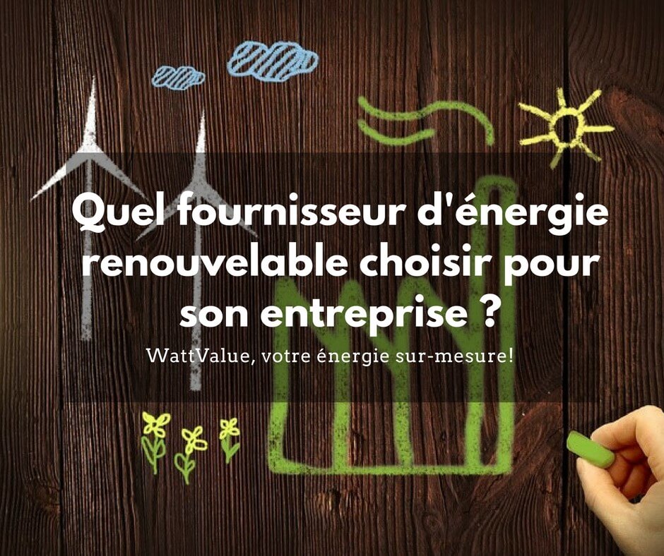 fournisseur d'énergie renouvelable