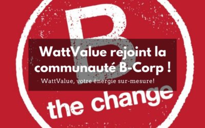 WattValue rejoint officiellement la communauté B-Corp !
