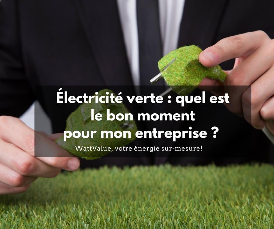 Electricité verte