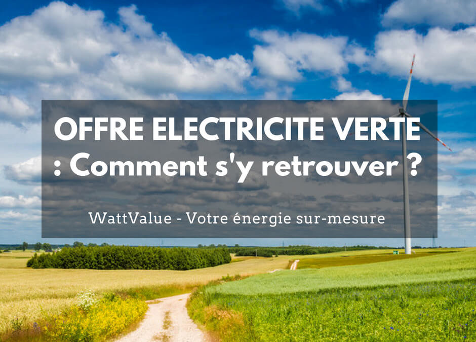 OFFRES ÉLECTRICITÉ VERTE : comment s’y retrouver ?