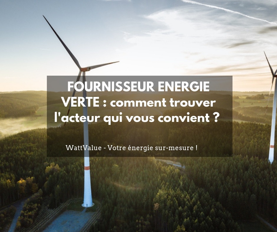 fournisseur energie verte