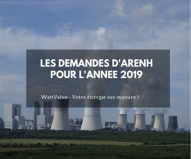 Les demandes d’ARENH pour l’année 2019