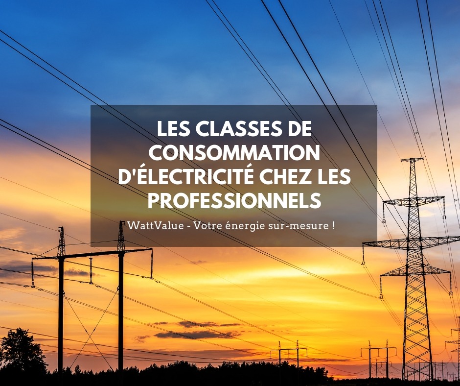 classes de consommation d'électricité