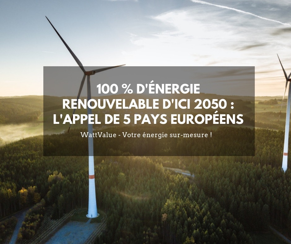 100 % d'énergie renouvelable