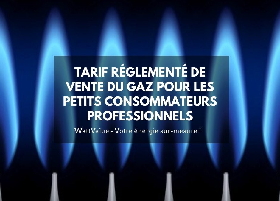 La fin du Tarif Réglementé de Vente de Gaz pour les petits consommateurs professionnels ?