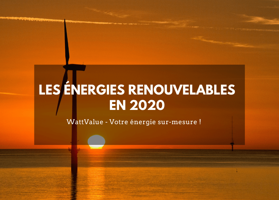Les énergies renouvelables en 2020