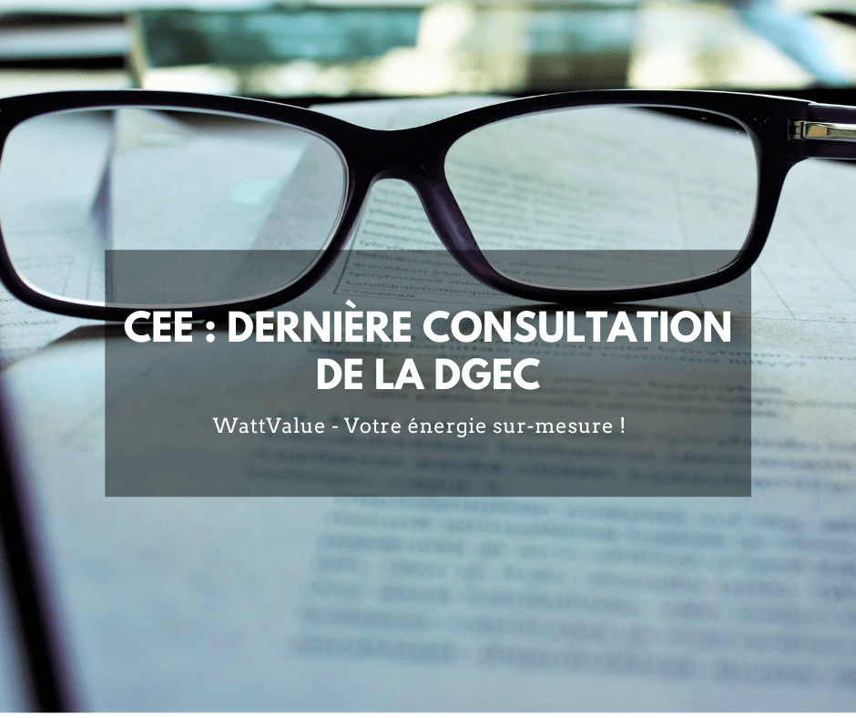 image - CEE : dernière consultation de la DGEC