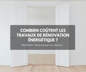 cout des travaux de rénovation énergétique - image