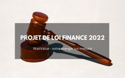 Projet de loi finance 2022