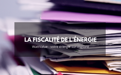 La fiscalité énergétique