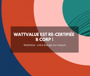 Wattvalue est recertifié BCorp