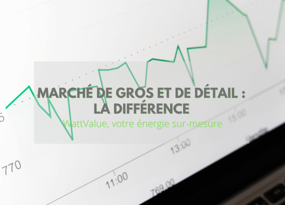 Marché de gros et de détail : la différence