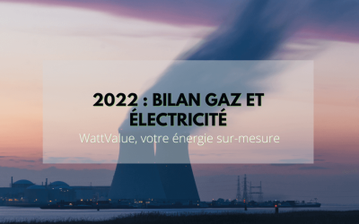 Bilan 2022 du marché du gaz et de l’électricité