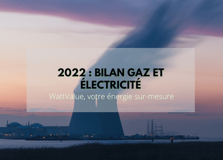 Bilan 2022 du marché du gaz et de l’électricité